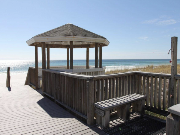 Oceanfront Townhome in Destins Gated Gulf Front South Bay Community